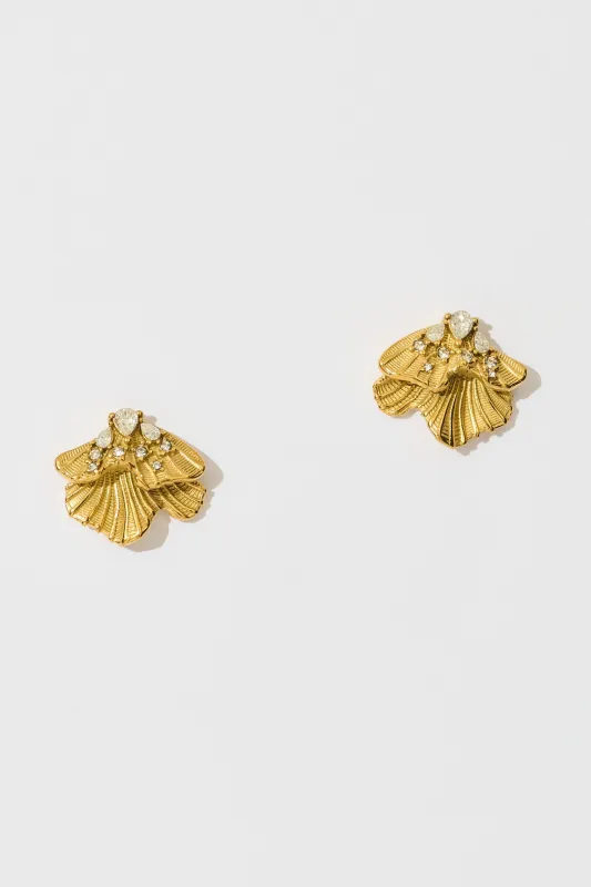 Coralie Earrings in 18K Gold Plated sold by St Frock