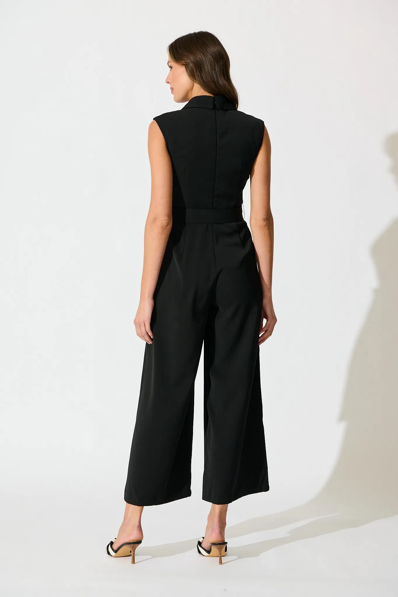 Arden Jumpsuit in Black sold by St Frock product image thumbnail 4