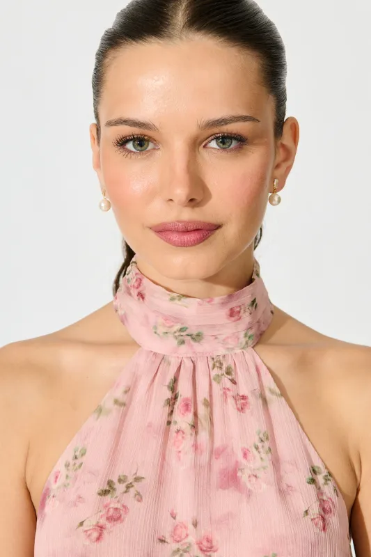 Elise Earrings in Gold with Pearl sold by St Frock