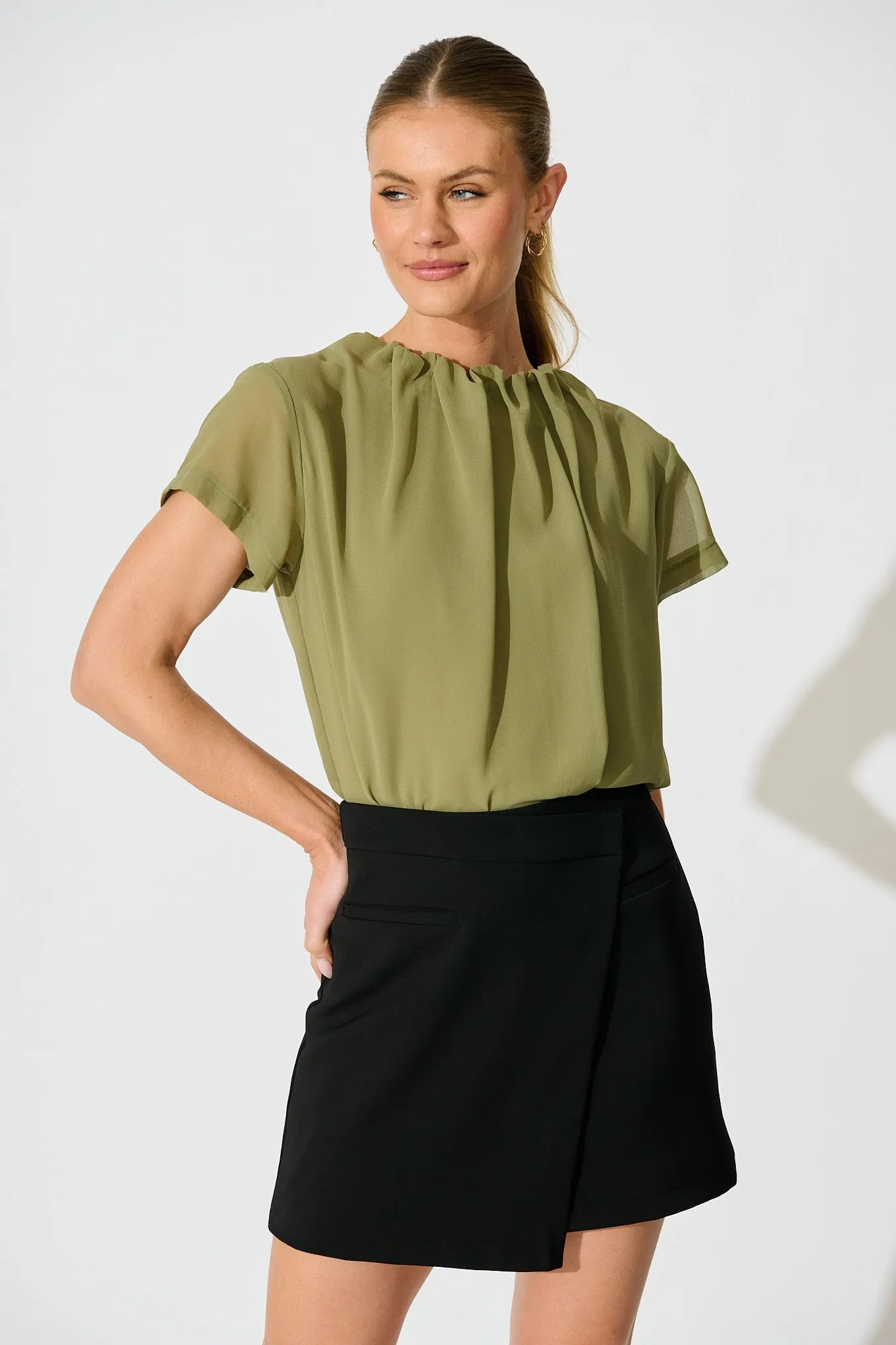 Clarabella Skirt in Black sold by St Frock