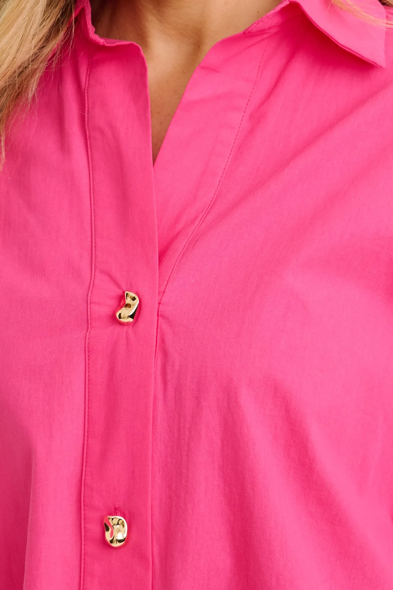 Refined Shirt in Hot Pink Cotton sold by St Frock product image thumbnail 5
