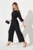 Juno Jumpsuit in Black sold by St Frock
