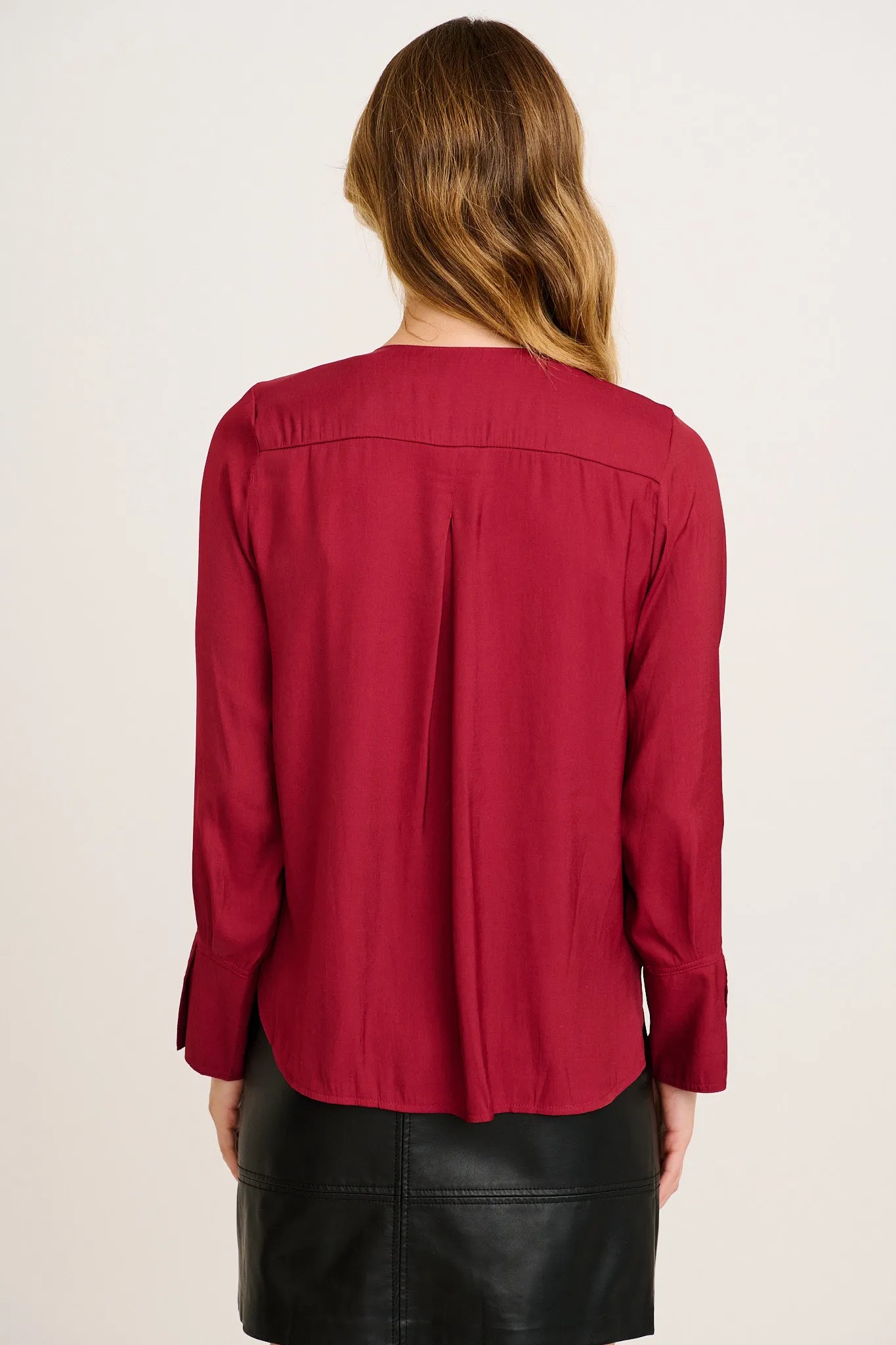 Tove Top in Wine sold by St Frock product image thumbnail 4
