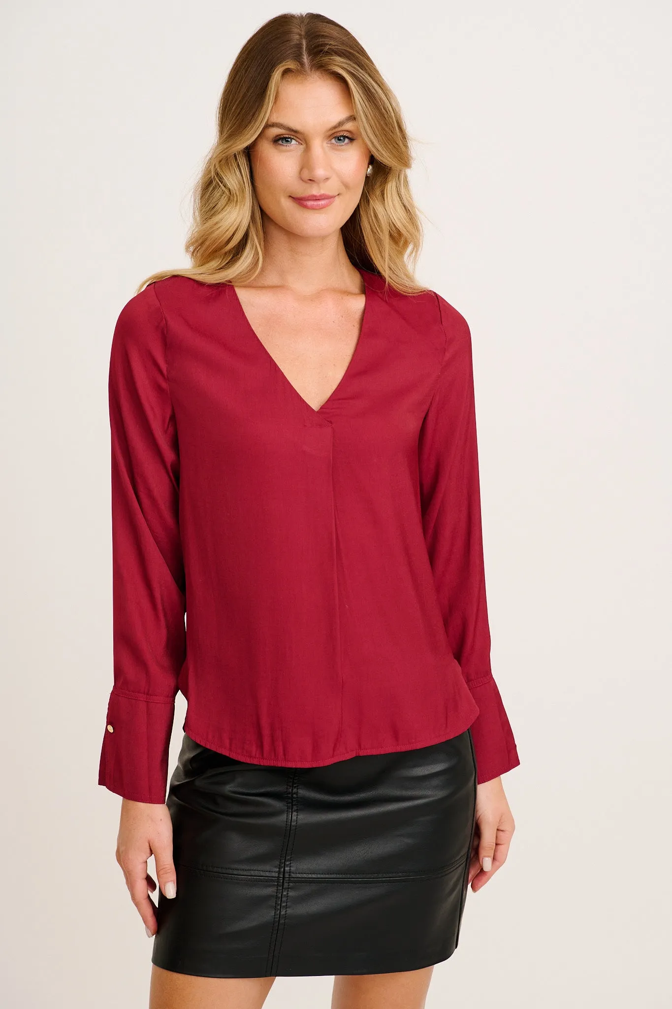 Tove Top in Wine sold by St Frock product image thumbnail 2