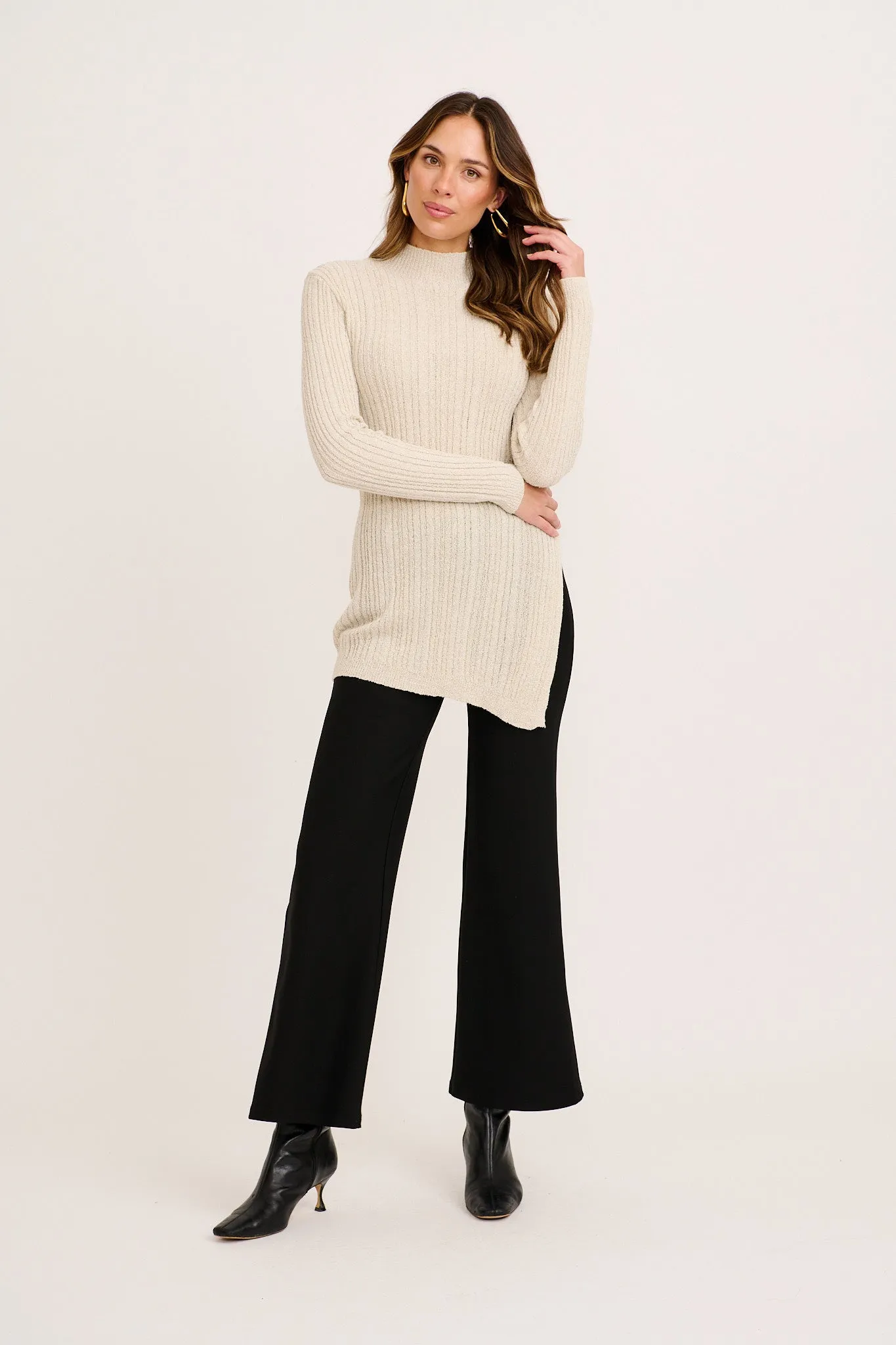 Faint Knit in Beige sold by St Frock product image thumbnail 4