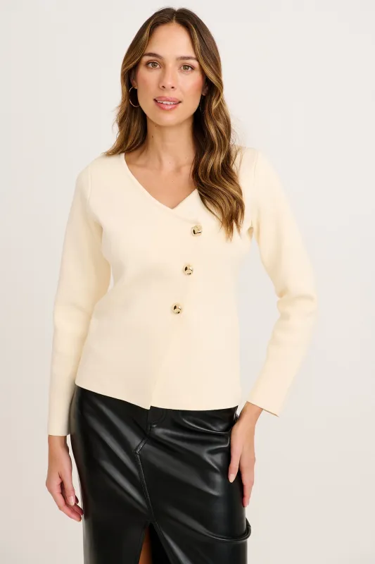 Dignify Knit in Cream made by St Frock