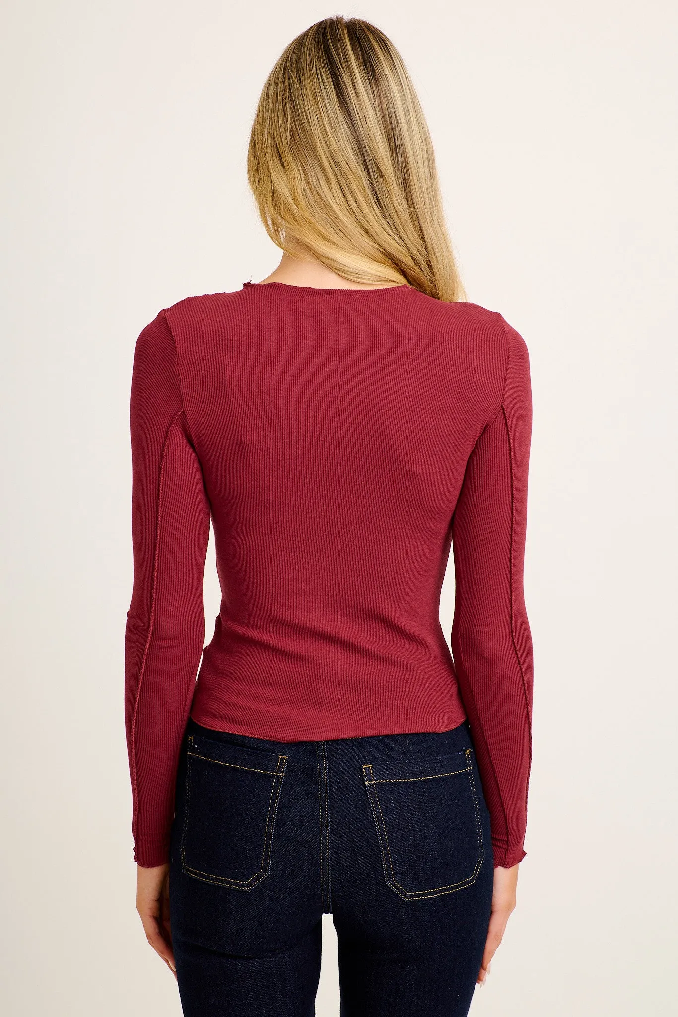 Esme Top in Wine sold by St Frock product image thumbnail 3