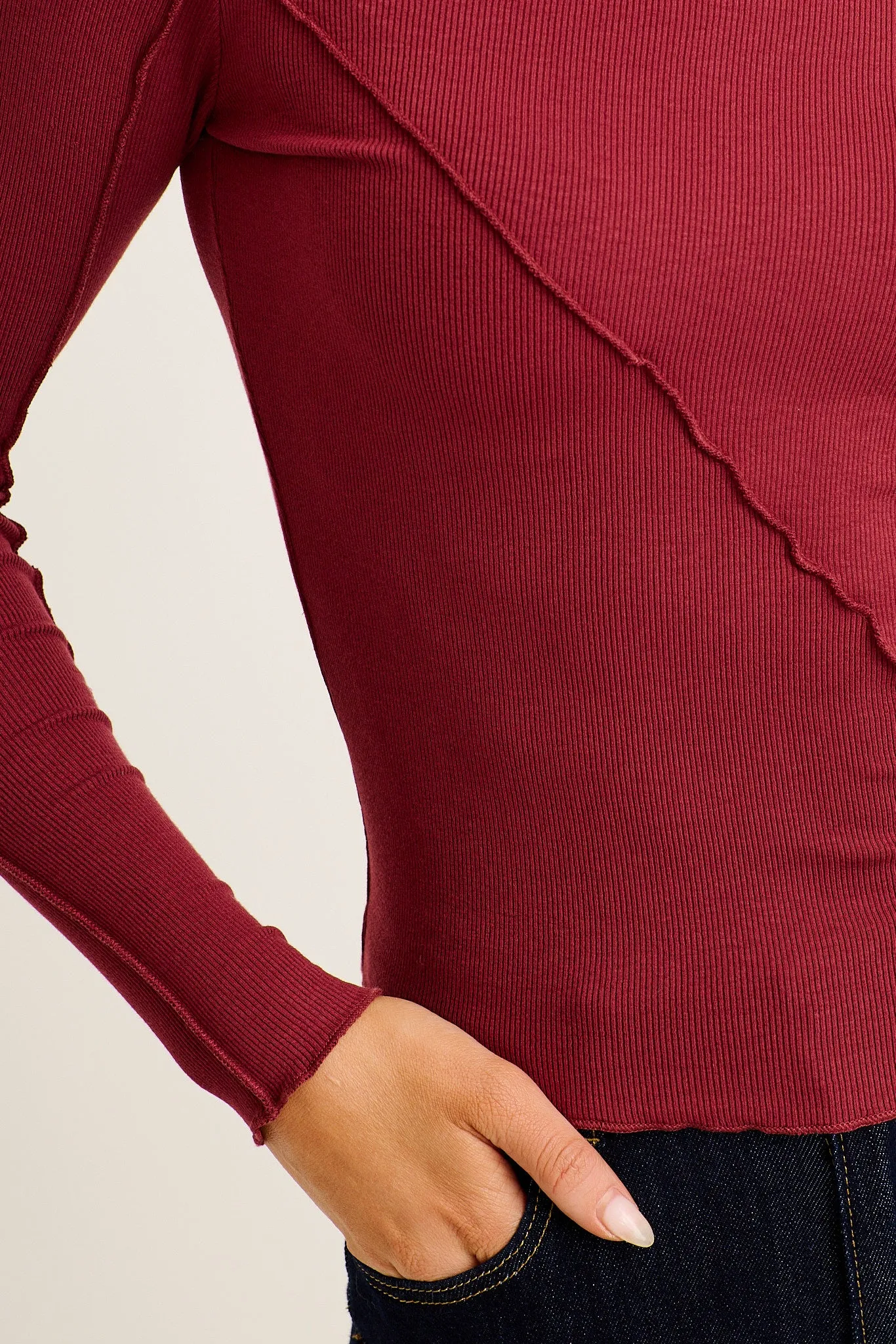 Esme Top in Wine sold by St Frock product image thumbnail 5