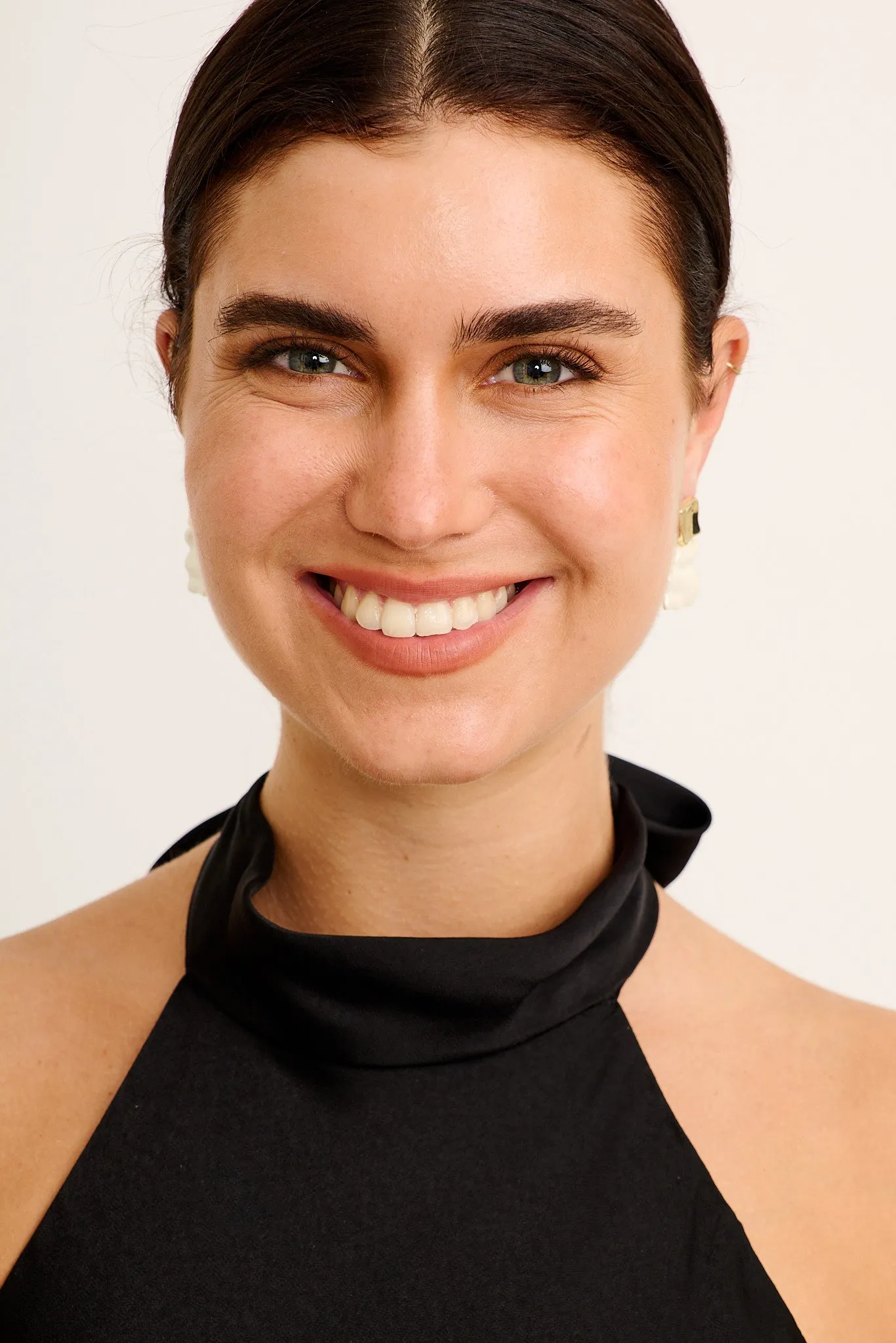 Esther Drop Earrings in Gold sold by St Frock product image thumbnail 4