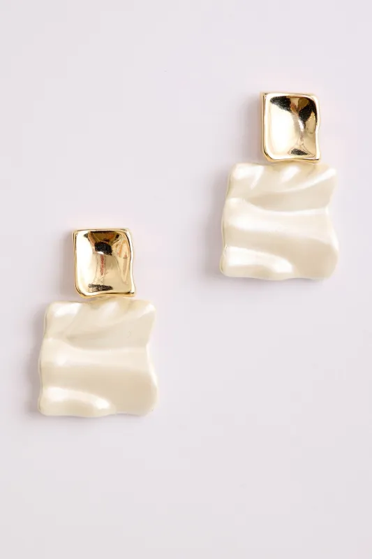 Esther Drop Earrings in Gold made by St Frock