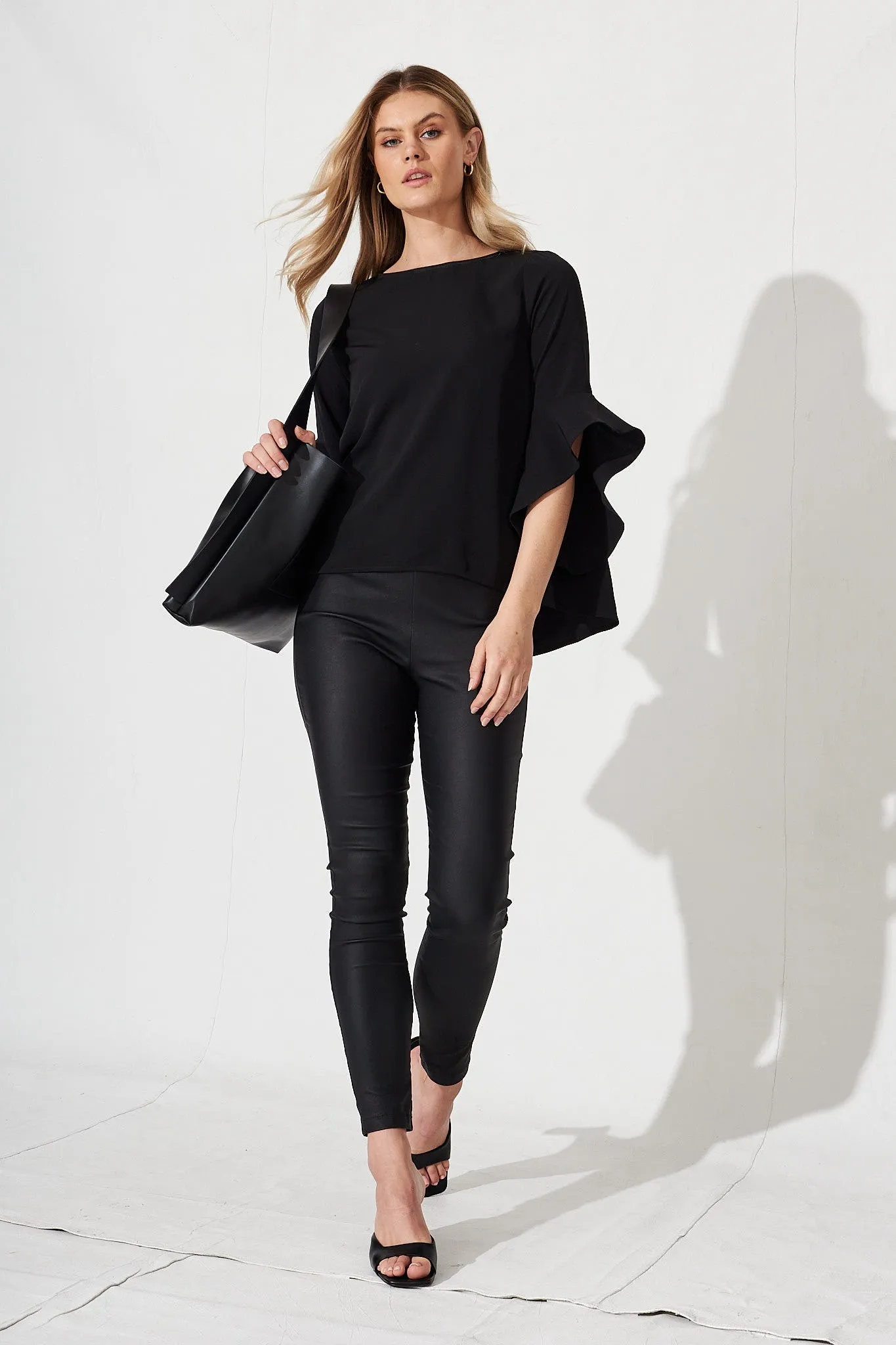 Nila Top In Black sold by St Frock product image thumbnail 3