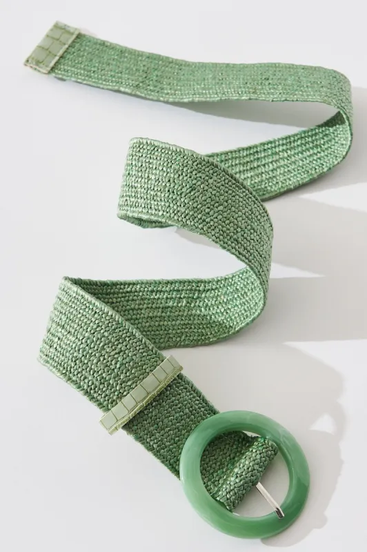 Harleen Belt In Sage sold by St Frock
