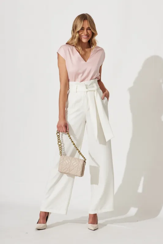 Alter Ego Pants In White sold by St Frock