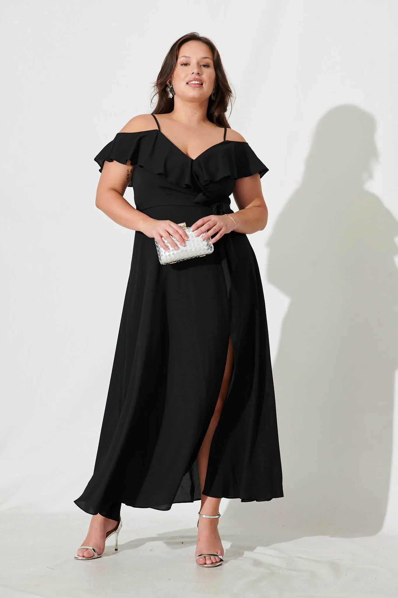 Marit Maxi Dress In Black sold by St Frock product image thumbnail 2