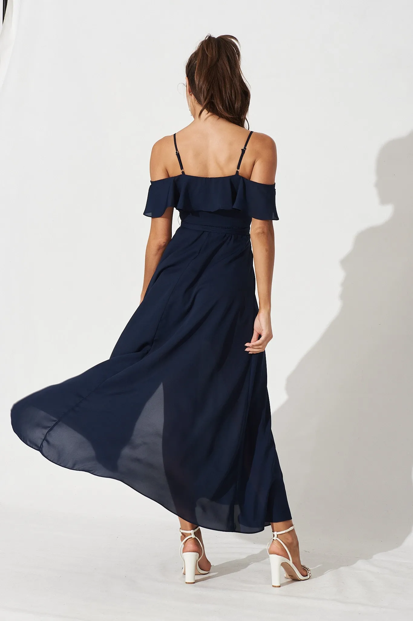 Marit Maxi Dress In Navy sold by St Frock product image thumbnail 5