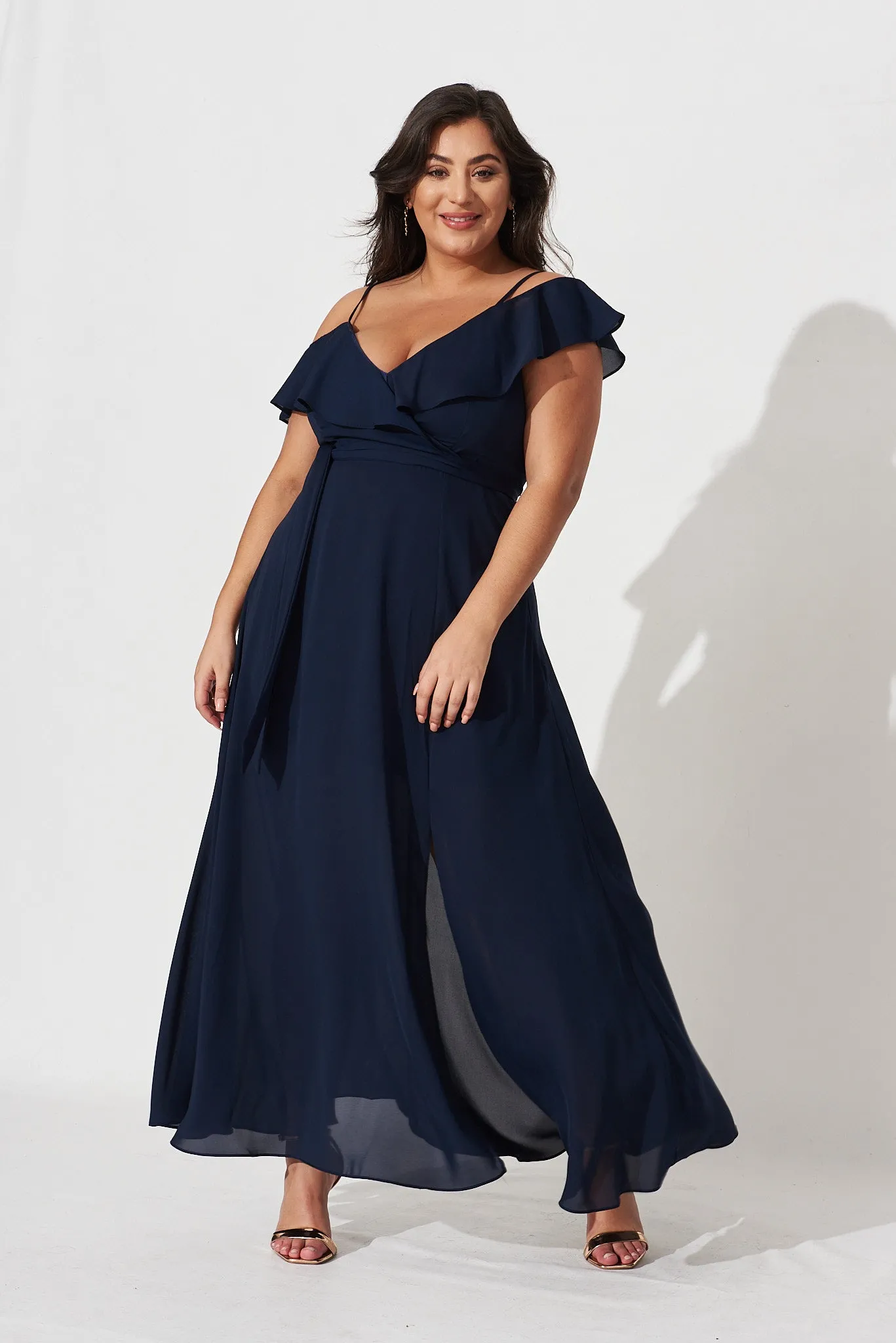 Marit Maxi Dress In Navy sold by St Frock product image thumbnail 2