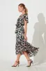 Applegate Maxi Dress In Black Multi Floral sold by St Frock