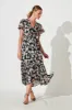 Applegate Maxi Dress In Black Multi Floral sold by St Frock