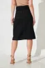 Sunflower Denim Skirt In Black sold by St Frock