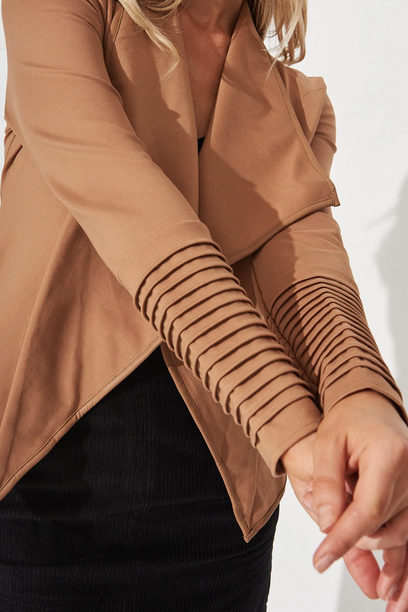 Lyndall Jacket In Tan sold by St Frock product image thumbnail 5