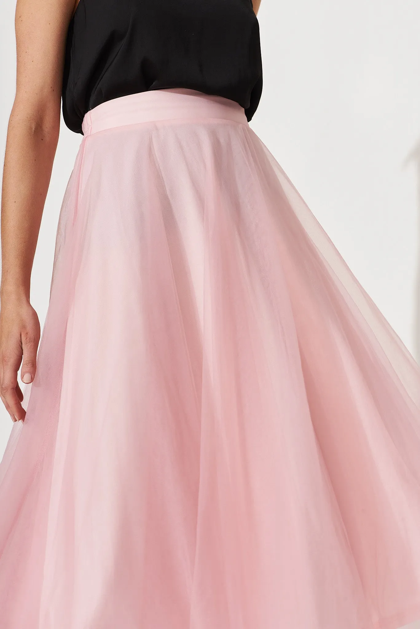 Wannabe Tulle Skirt In Blush sold by St Frock product image thumbnail 5