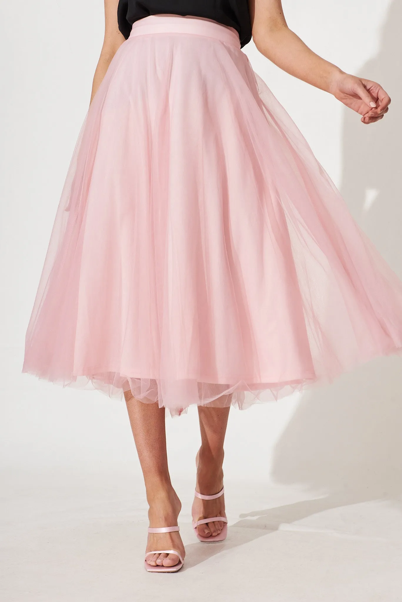 Wannabe Tulle Skirt In Blush sold by St Frock product image thumbnail 2