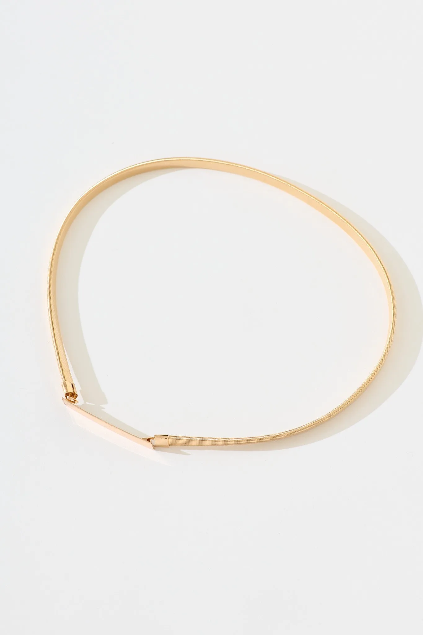 Effie Stretch Belt In Gold sold by St Frock product image thumbnail 3