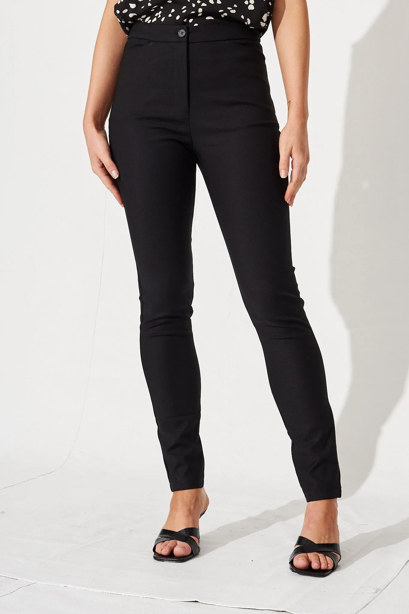 The Boss Pants In Black sold by St Frock