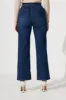 Margaret High Rise Wide Leg Jean In Dark Blue Denim sold by St Frock