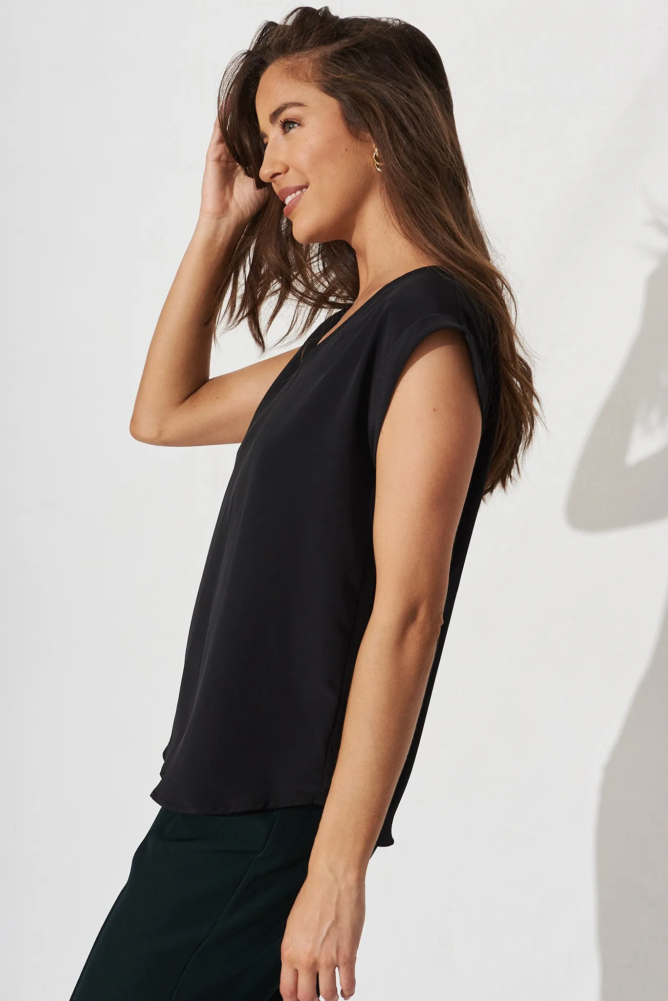 Jina Top In Black sold by St Frock product image thumbnail 4