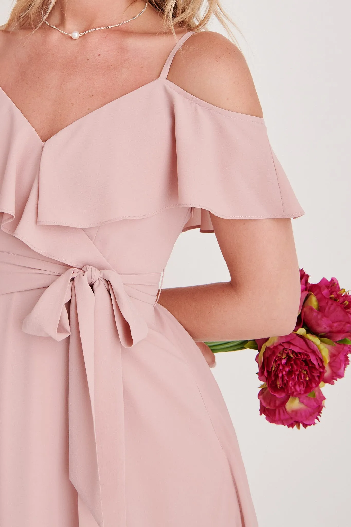 Marit Maxi Dress in Blush sold by St Frock product image thumbnail 5