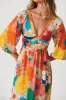 Melski Maxi Dress In Bright Multi Floral sold by St Frock