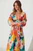 Melski Maxi Dress In Bright Multi Floral sold by St Frock