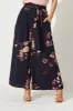 High Hopes Pants In Navy With Pink And Blush Floral sold by St Frock