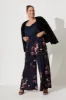 High Hopes Pants In Navy With Pink And Blush Floral sold by St Frock