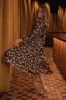 Bridie Maxi Dress In Black With Beige Floral sold by St Frock