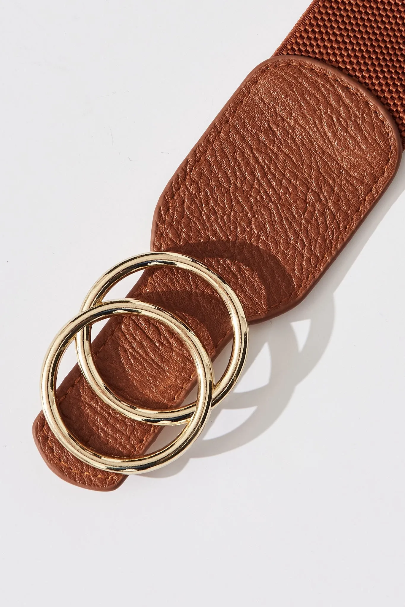 Clara Belt In Brown Stretch sold by St Frock product image thumbnail 5