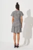 Adeline Shirt Dress In Black And White Gingham sold by St Frock