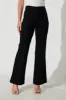 Nita High Rise Wide Leg Jean In Black Denim sold by St Frock