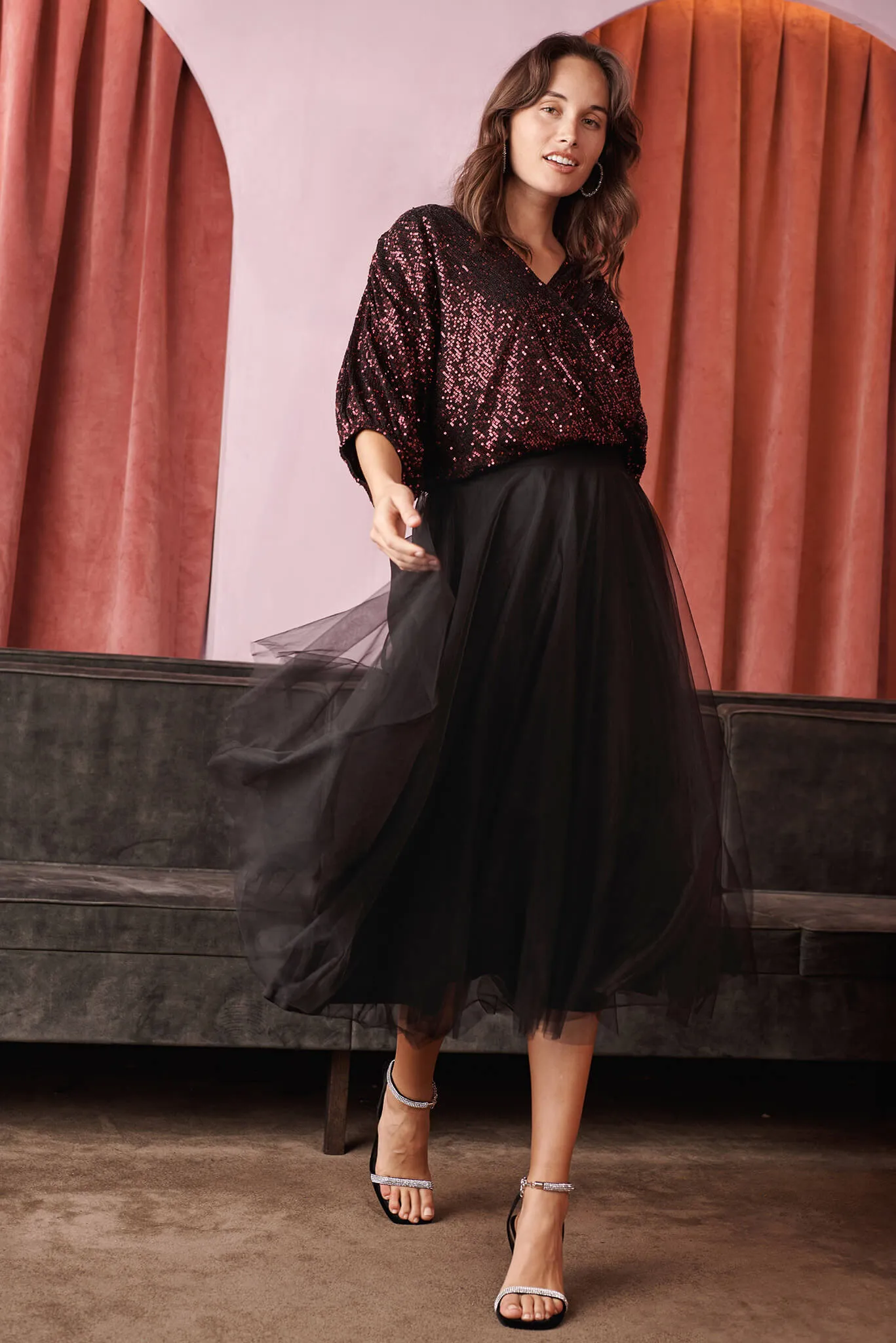 Wannabe Tulle Skirt In Black sold by St Frock product image thumbnail 3