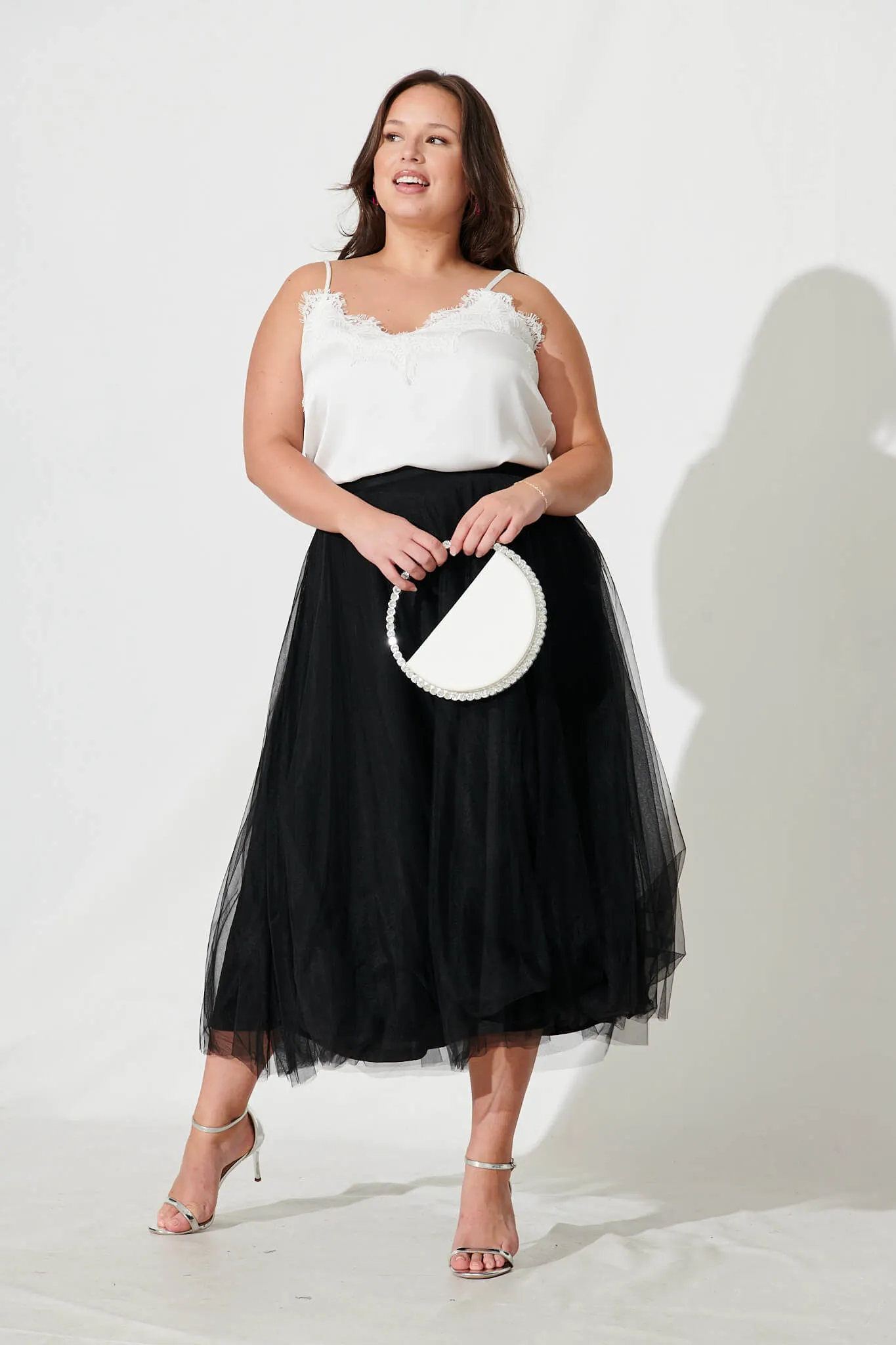 Wannabe Tulle Skirt In Black sold by St Frock product image thumbnail 2