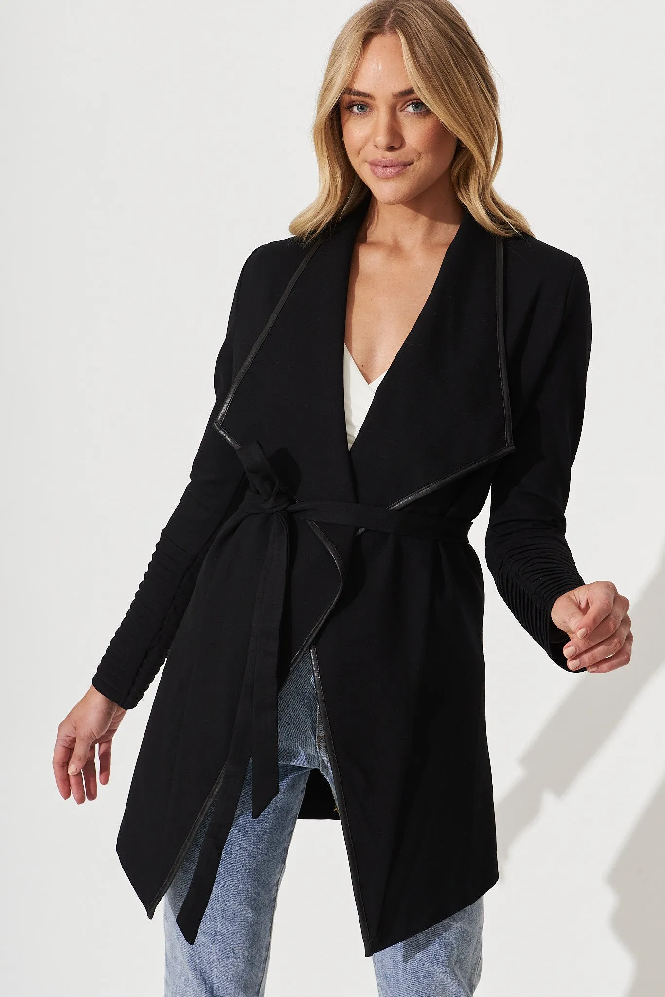 Lynda Jacket In Black sold by St Frock product image thumbnail 3