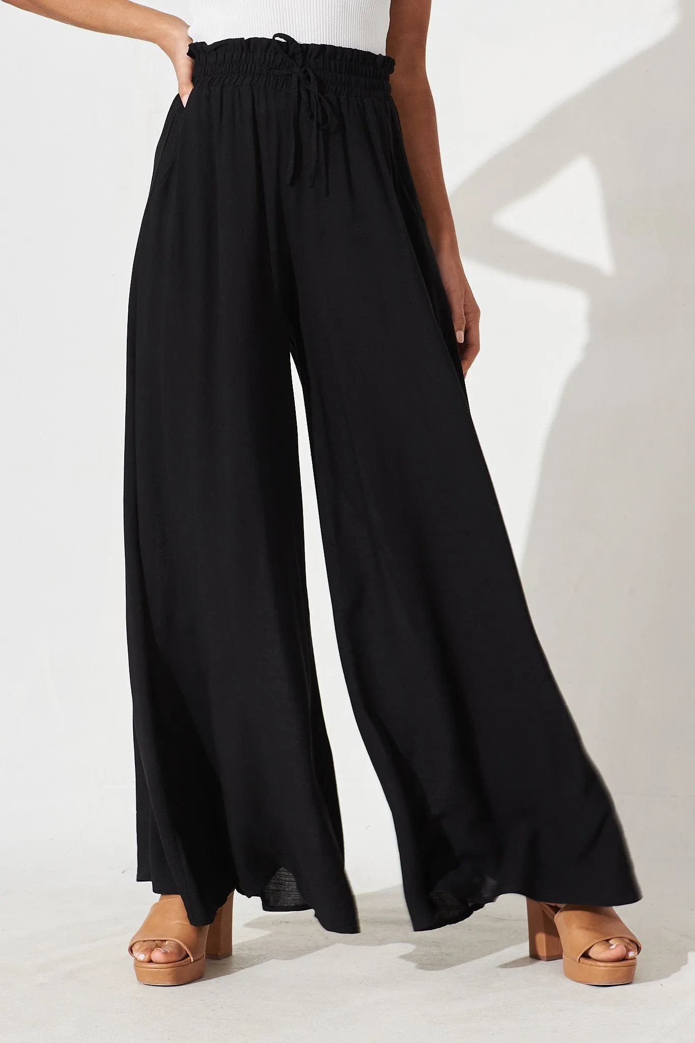 Mariah Pants In Black sold by St Frock product image thumbnail 3