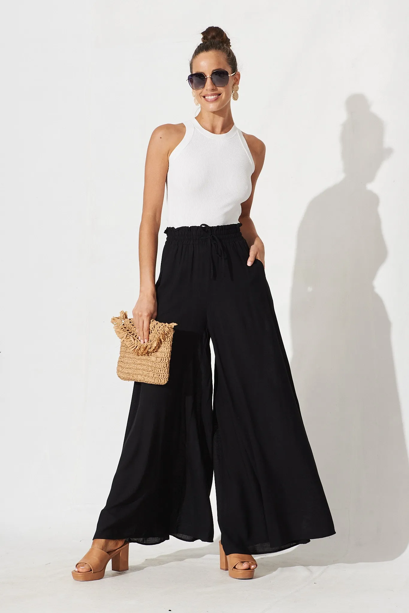 Mariah Pants In Black sold by St Frock product image thumbnail 2