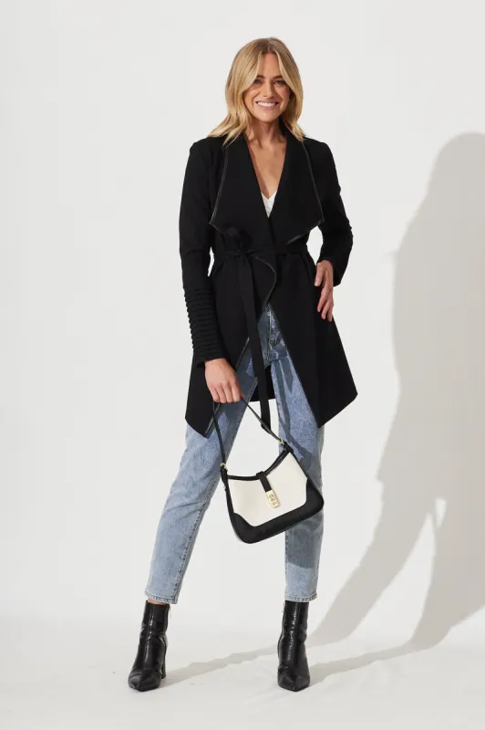 Lynda Jacket In Black sold by St Frock