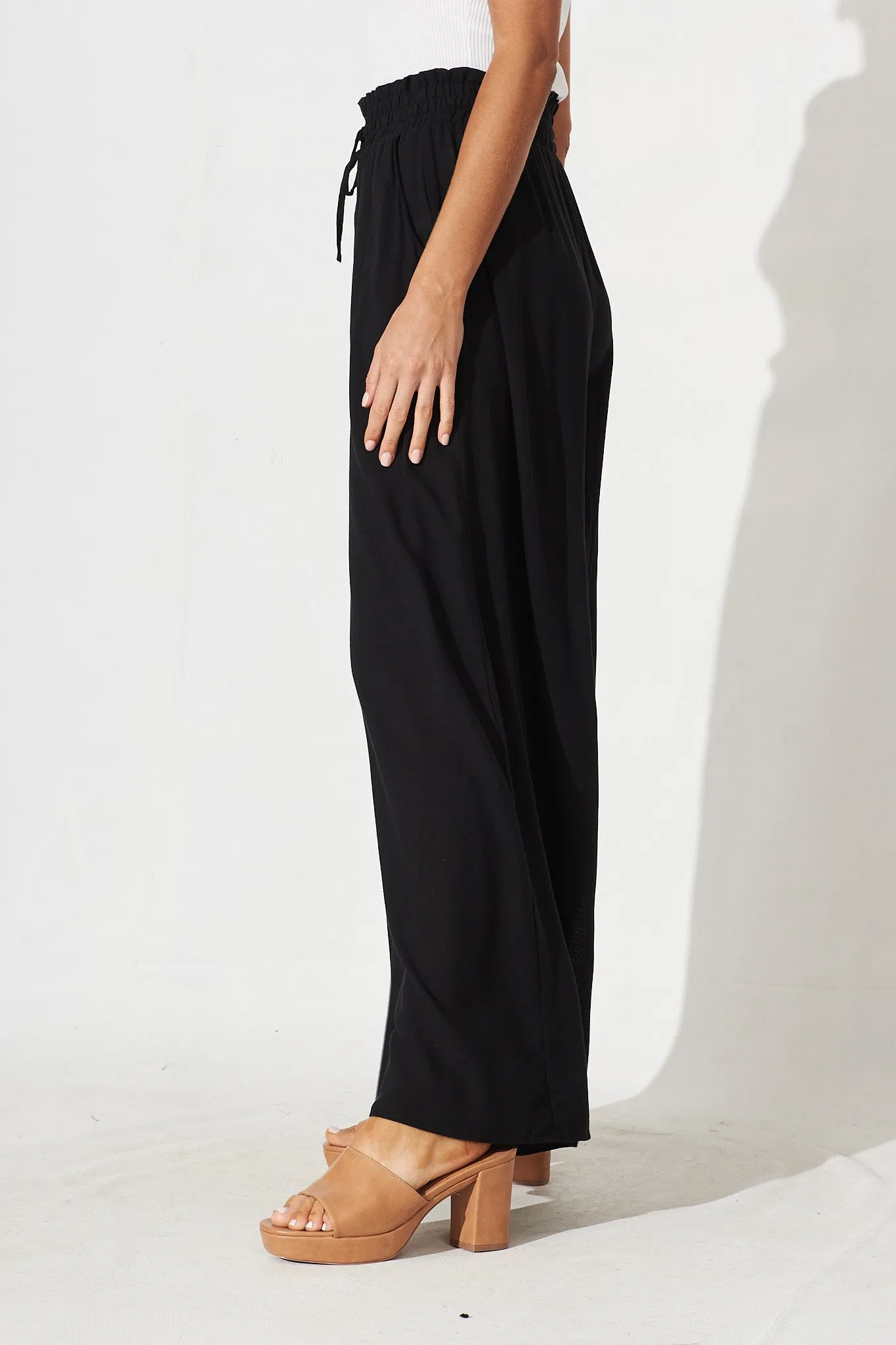 Mariah Pants In Black sold by St Frock product image thumbnail 4