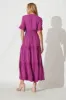 Mona Maxi Dress In Magenta sold by St Frock