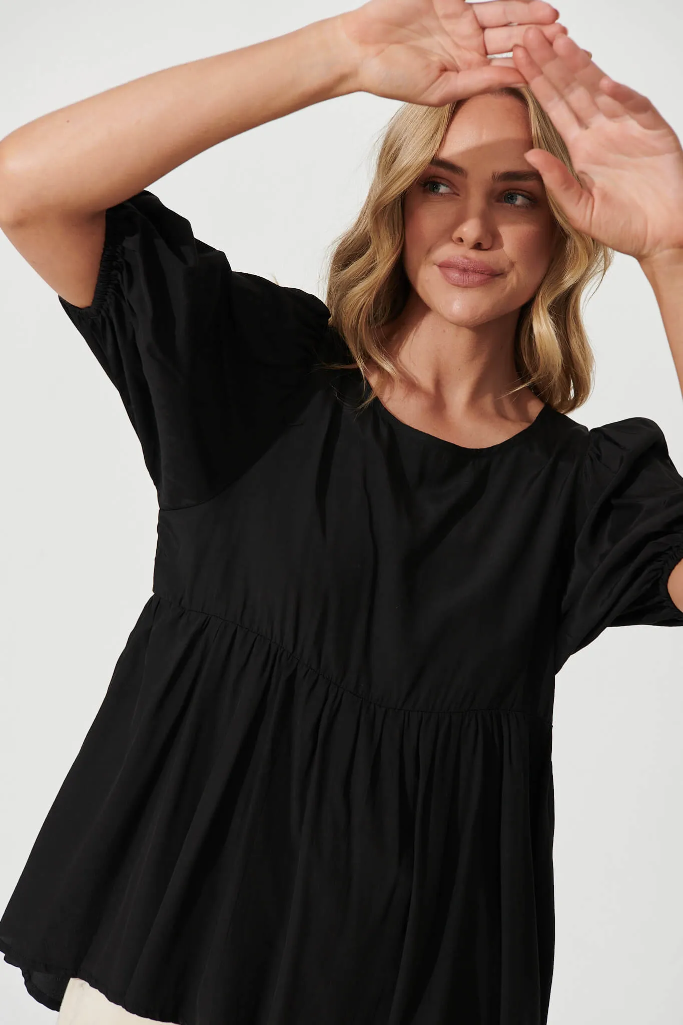 Chesta Top In Black sold by St Frock product image thumbnail 5