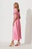 Mel Maxi Dress In Pink sold by St Frock