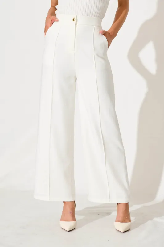 Mantra Pant In White sold by St Frock